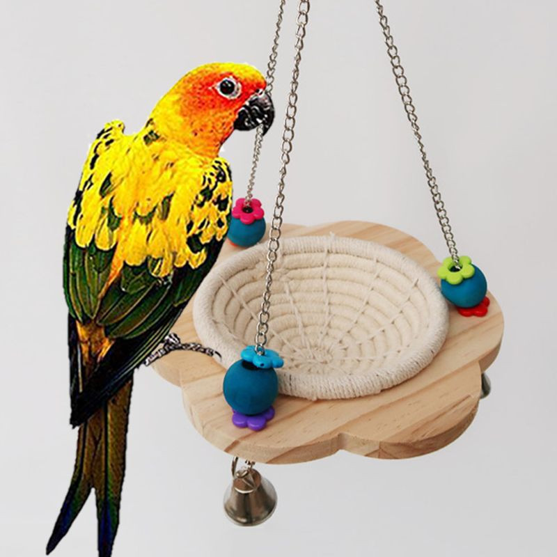 Frânghie de cânepă Cuibul de reproducere a păsărilor Casă agățată Cușcă pentru papagali Pat pentru incubație Cutii pentru cuiburi de păsări țesătură manuală Decor pentru grădină de acasă