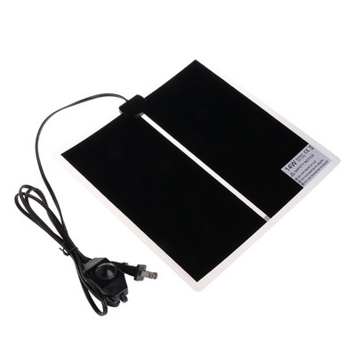 Temperatură reglabilă pentru încălzire pentru animale de companie Covoraș de pat pentru amfibieni 100-120V Priză SUA pentru acvariu