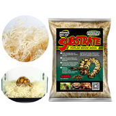 400 g papeles koka vilnas kukaiņu kastīte mājdzīvnieku spilvena materiāls rāpuļu paklāja materiāls apakšā