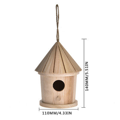 Handwoven Straw Bird Nest Παπαγάλος Εκκόλαψη Εκτροφής Grass Cave Garden Supply Grass Birds House Humming Bird Nest for Lawn Home