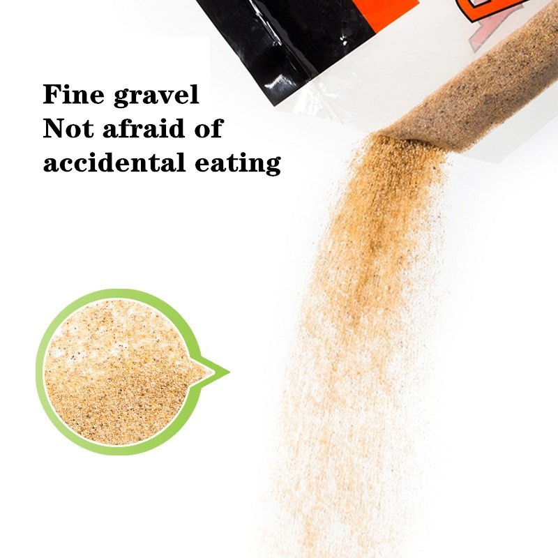 1800g roomajate kõrbeliiv naturaalne esmaklassiline liivasubstraadi segu terraariumi allapanu