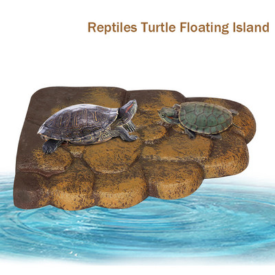 Διακοσμήσεις ενυδρείων Floating Island Reptiles Turtle Tank Floating Island Aquarium Aquatic Magnetic Basking Platform
