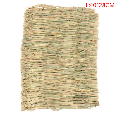 Trušu zāles košļājamā paklājiņš Mazs dzīvnieks, dabīgs, mīksts zāle kāmju mājas cūku būris