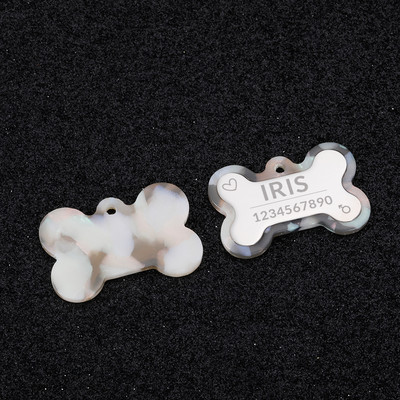 Εξατομικευμένη ετικέτα ταυτότητας σκύλου Πολύχρωμο χαραγμένο όνομα Ετικέτα σκύλου Κολάρο ταυτότητας κατοικίδιων για μενταγιόν κουταβιού γάτα Αξεσουάρ για κατοικίδια Προϊόντα Dropshipping