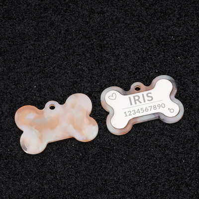 Εξατομικευμένη ετικέτα ταυτότητας σκύλου Πολύχρωμο χαραγμένο όνομα Ετικέτα σκύλου Κολάρο ταυτότητας κατοικίδιων για μενταγιόν κουταβιού γάτα Αξεσουάρ για κατοικίδια Προϊόντα Dropshipping