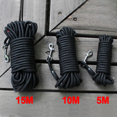 Lesă pentru câini Lesă din nailon pentru câini mici, mijlocii mari, antrenament în aer liber, frânghie rotundă, accesorii pentru câini 5/10/15M