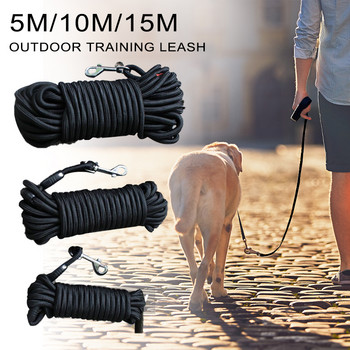 Λουρί σκύλου Nylon Pet Leashes for Small Medium Large Dog Training Outdoor Walking Round Pet Leading Rope Dog Accessories 5/10/15M