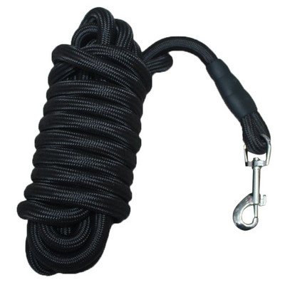 Lesă pentru câini Lesă din nailon pentru câini mici, mijlocii mari, antrenament în aer liber, frânghie rotundă, accesorii pentru câini 5/10/15M