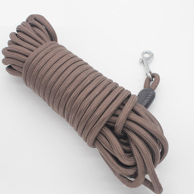 Lesă pentru câini Lesă din nailon pentru câini mici, mijlocii mari, antrenament în aer liber, frânghie rotundă, accesorii pentru câini 5/10/15M