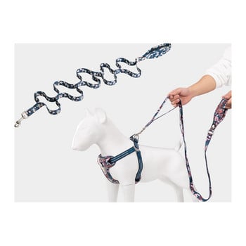 Truelove Floral Pet Leash Neoprene Λαβή Extra Traffic Control Σκύλος και γάτα Αρκετά δυνατά και εύχρηστα Travel TLL3112