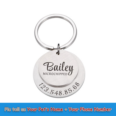 Isikupärastatud graveerimine Lemmiklooma ID-sildid Kadunud koera ID-sildi identifitseerimine Kohandatud lemmiklooma nimi Kutsika kaelarihm Koera kassi silt Lemmikloomatarbed