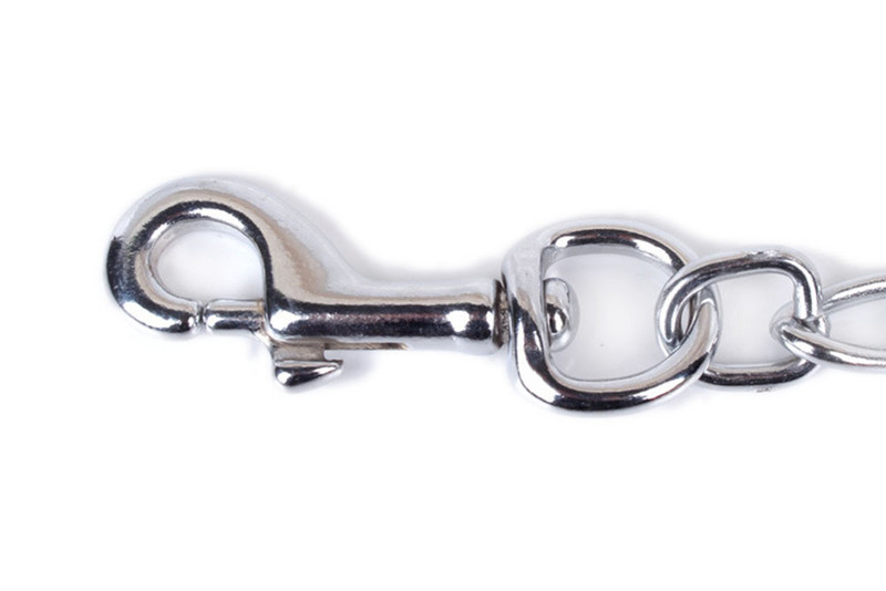 Lant de câine din metal, durabil, anti-mușcătură, pentru lanț de câine mic, mediu, mare, pentru mâner, lant din piele PU, lanț de fier, accesorii pentru animale de companie