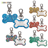 Etichetă personalizată de identificare pentru câini pisici Accesorii colorate pentru guler pentru animale de companie Etichete cu nume pentru animale de companie Etichetă personalizată din oțel inoxidabil Accesorii pentru animale de companie