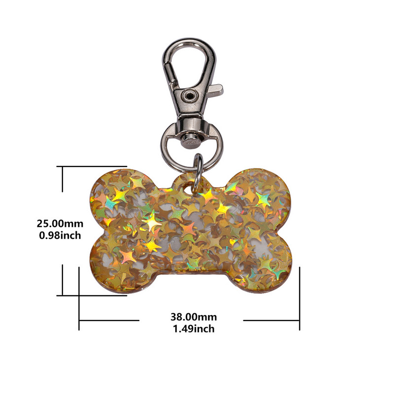 Etichetă personalizată de identificare pentru câini pisici Accesorii colorate pentru guler pentru animale de companie Etichete cu nume pentru animale de companie Etichetă personalizată din oțel inoxidabil Accesorii pentru animale de companie