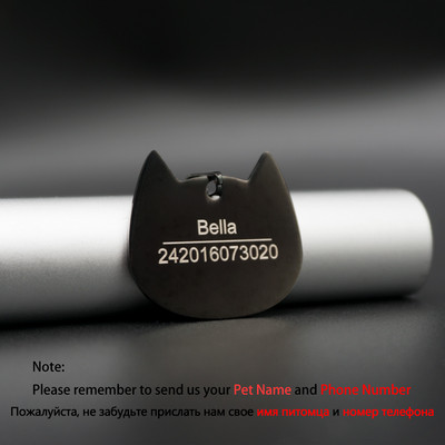 Kohandatud koera ID sildid Metallist nimesildid kutsikatele Cat Anti-Lost Lemmiklooma nimesilt koertele Pitbull Cats Graveerimise tasu sisaldab