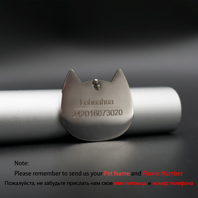 Kohandatud koera ID sildid Metallist nimesildid kutsikatele Cat Anti-Lost Lemmiklooma nimesilt koertele Pitbull Cats Graveerimise tasu sisaldab