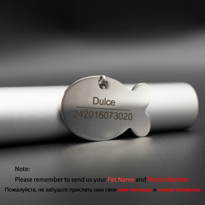 Kohandatud koera ID sildid Metallist nimesildid kutsikatele Cat Anti-Lost Lemmiklooma nimesilt koertele Pitbull Cats Graveerimise tasu sisaldab