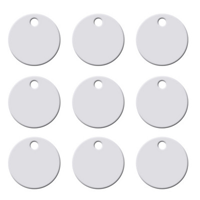 Χονδρική 20 τεμ. Στρογγυλό σχήμα Αλουμινίου Ετικέτα ID κατοικίδιων ζώων 2 όψεων Προσαρμοσμένη χαραγμένη σκύλος γάτα Όνομα κατοικίδιου Αριθμός τηλεφώνου ID ετικέτας Γούρι Προσωποποιημένο