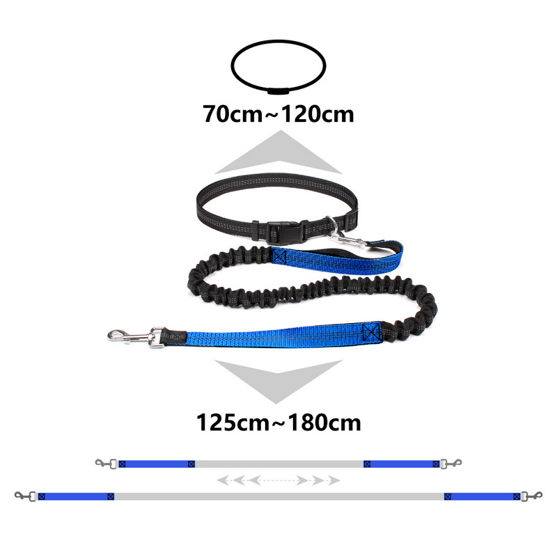 Käevaba koerarihm lemmikloomade jalutamiseks jooksmiseks sörkimiseks Reguleeritav koera jalutusrihm vöökoht rihm Rinnarihm Tõmbeköis koeratarvikud