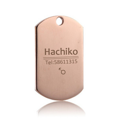 Personalizēta suņa birka no nerūsējošā tērauda nosaukuma, iegravēts ID birkas suņu kakla siksnai, nozaudēšanas novēršanas mājdzīvnieka datu plāksnītes kulons Pitbull labradoram