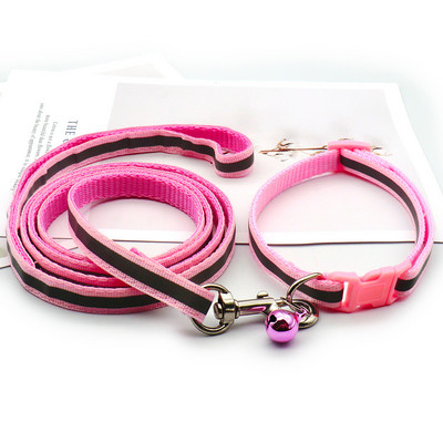 Drăguț câine amprentă labe pentru animale de companie frânghie de tracțiune set zgarda cățel mai multe culori reglabile accesorii pentru pisici pentru cățel accesorii pentru animale de companie 1,2 m