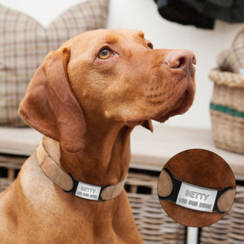 Етикет за куче за домашен любимец Силикон от неръждаема стомана Персонализиран етикет за идентификация на куче за котка Гравирано име Котешко нашийник за куче Меки анти-изгубени етикети с име на домашен любимец