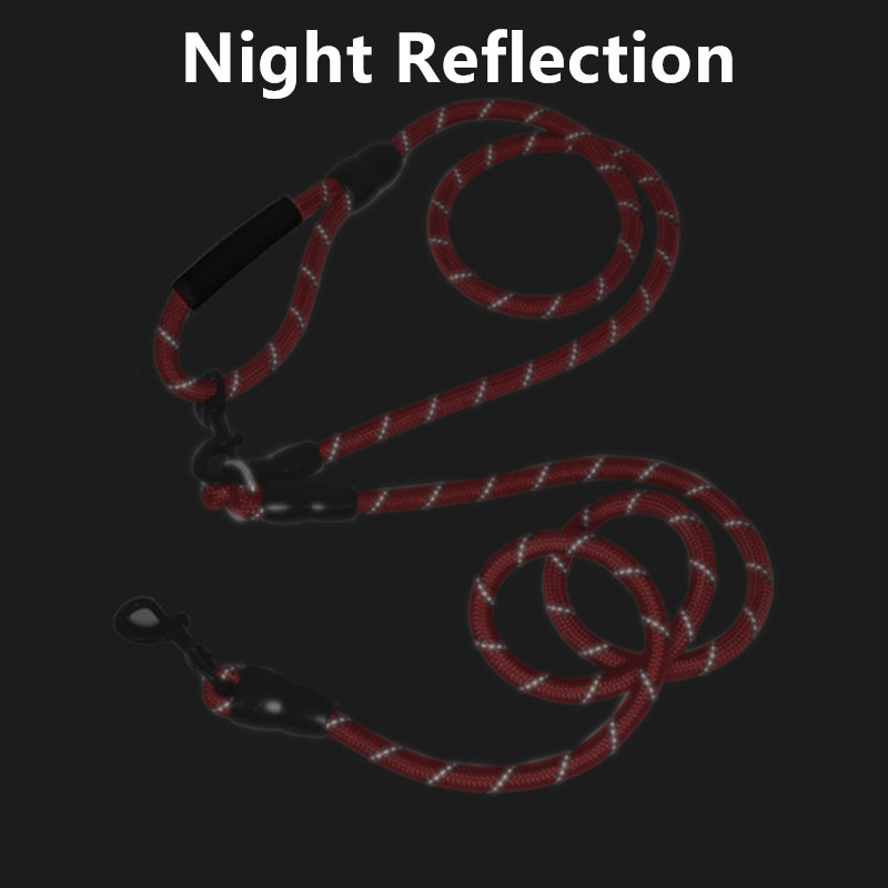 Lesă pentru câini Mâini libere Lesă pentru câini Lese reflectorizante pentru plimbarea câinilor Funie de alergare Lungime de 2,4 m Lese duble reglabile Corzi pentru câini