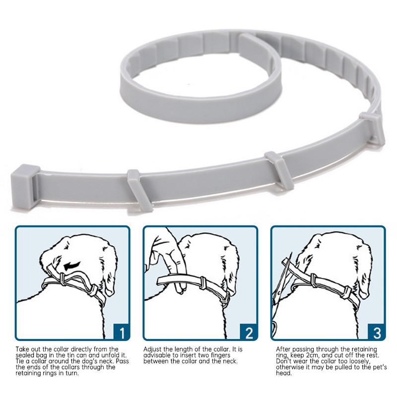 Uus 8-kuuline kirbude ja puukide ennetav kaelarihm Perro kassidele koerarakmed sääsetõrjevahendid putukate sääskede tooted