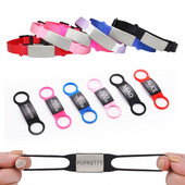 Lemmiklooma koera silt Silikoonist roostevabast terasest ID silt Kontakt nimesilt kadumise vastane tasuta graveerimine kohandatud koerad kassid kaelarihma tarvik S,L