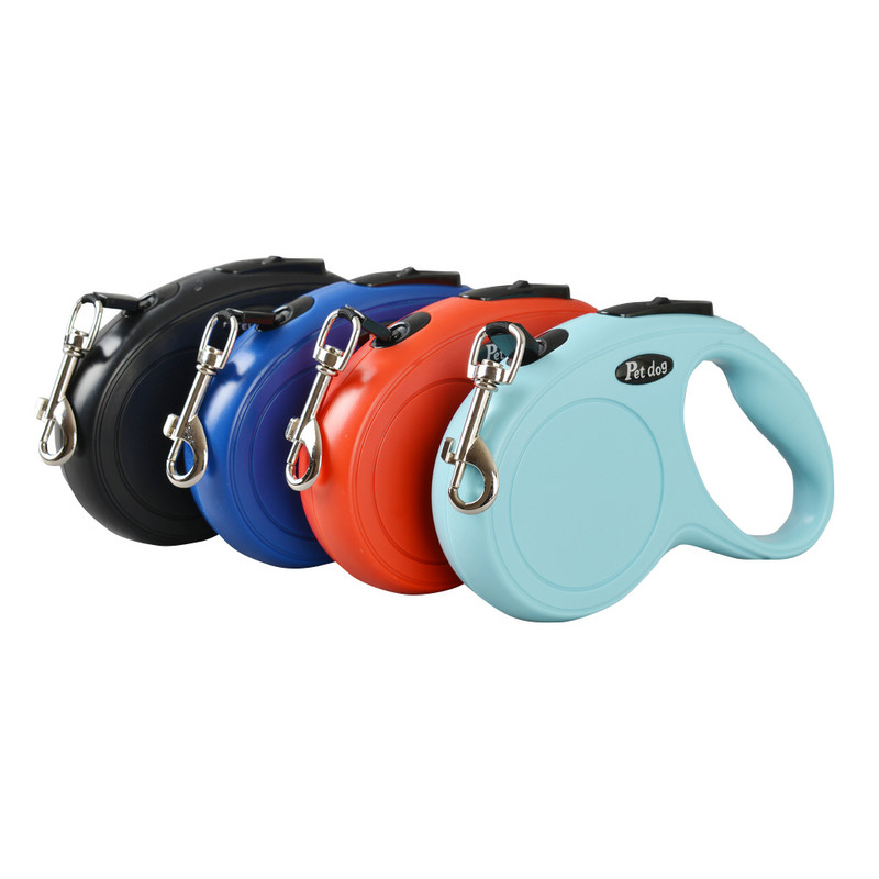 3 m lesă pentru câini mici, mijlocii, pisici, retractabilă, durabilă, pentru cățeluș, ruletă, frânghie, buldog francez, chihuahua, 5 m