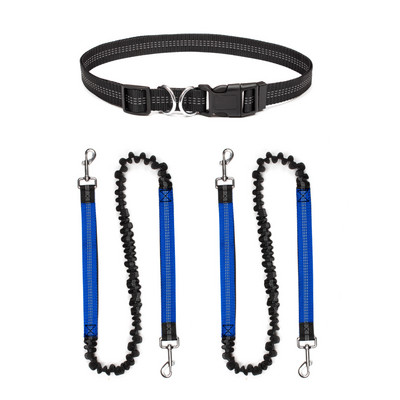 Hands Free 2 povodca za pse Bungee na uvlačenje Ljubimac koji trči Povodac oko struka za hodanje Jogging Trening Planinarenje Za velike pse Potrepštine