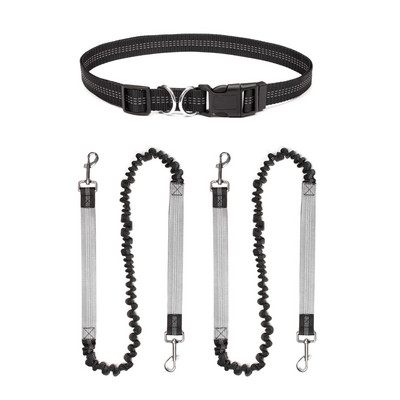 Hands Free 2 povodca za pse Bungee na uvlačenje Ljubimac koji trči Povodac oko struka za hodanje Jogging Trening Planinarenje Za velike pse Potrepštine