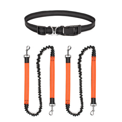 Hands Free 2 povodca za pse Bungee na uvlačenje Ljubimac koji trči Povodac oko struka za hodanje Jogging Trening Planinarenje Za velike pse Potrepštine