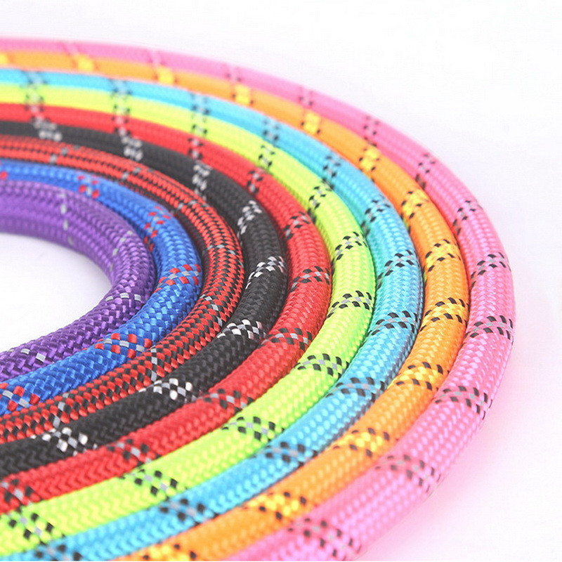 Šuns pavadėlis Vidutinio didelio šuns patvarus dresuojantis vaikščiojimo virvė Dideli šunų pavadėliai Šviesą atspindintis stiprus švino lynas Dobermann Labrador