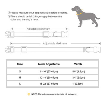 Персонализиран найлонов нашийник за кучета Издръжлива естествена кожа Персонализирани ID нашийници Безплатни гравирани Регулируеми за малки, средни големи кучета