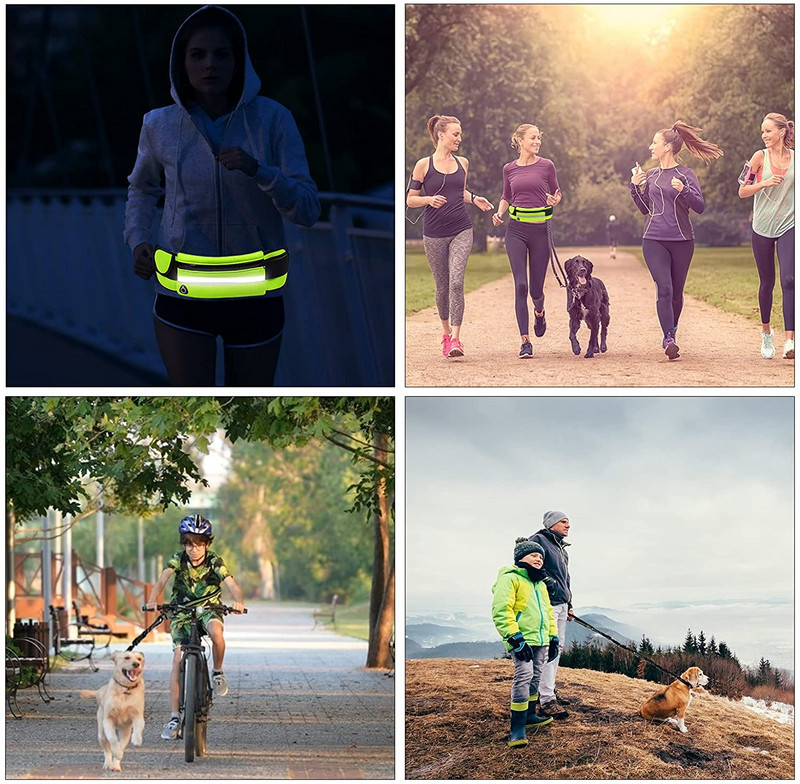 Jooksukoera jalutusrihm Nailonist käsi vabalt lemmikloomatooted Koerad rakmed kaelarihm Jooksurihm Reguleeritav vöökoht jalutusrihmad Veorihma köis