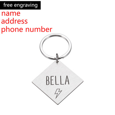 Personalizirane identifikacijske oznake psa Poklon za ljubitelje pasa Šumsko srce Anti-lost Ogrlice za kućne ljubimce Oznake za vlasnike pasa Oznaka za kućne ljubimce Poklon za štene