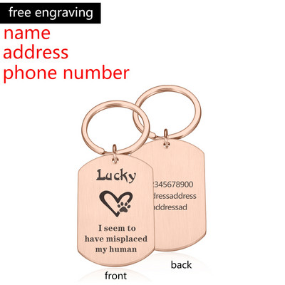 Personalizirane identifikacijske oznake psa Poklon za ljubitelje pasa Šumsko srce Anti-lost Ogrlice za kućne ljubimce Oznake za vlasnike pasa Oznaka za kućne ljubimce Poklon za štene