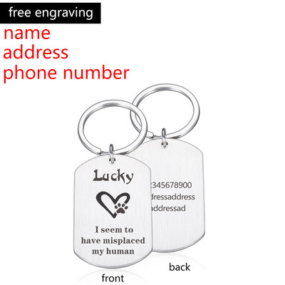 Personalizirane identifikacijske oznake psa Poklon za ljubitelje pasa Šumsko srce Anti-lost Ogrlice za kućne ljubimce Oznake za vlasnike pasa Oznaka za kućne ljubimce Poklon za štene