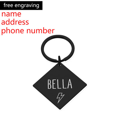 Personalizirane identifikacijske oznake psa Poklon za ljubitelje pasa Šumsko srce Anti-lost Ogrlice za kućne ljubimce Oznake za vlasnike pasa Oznaka za kućne ljubimce Poklon za štene