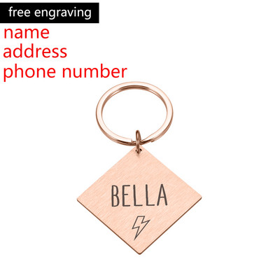 Personalizirane identifikacijske oznake psa Poklon za ljubitelje pasa Šumsko srce Anti-lost Ogrlice za kućne ljubimce Oznake za vlasnike pasa Oznaka za kućne ljubimce Poklon za štene