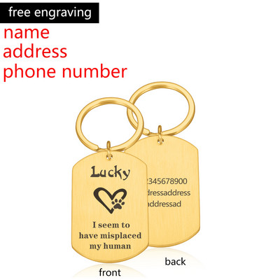 Personalizirane identifikacijske oznake psa Poklon za ljubitelje pasa Šumsko srce Anti-lost Ogrlice za kućne ljubimce Oznake za vlasnike pasa Oznaka za kućne ljubimce Poklon za štene