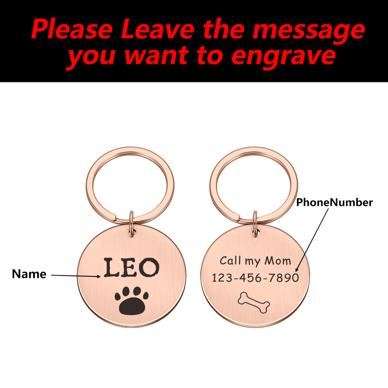 Personalizēta suņa birka no nerūsējošā tērauda nosaukuma, iegravēts ID birkas suņu kakla siksnai, nozaudēšanas novēršanas mājdzīvnieka datu plāksnītes kulons Pitbull labradoram