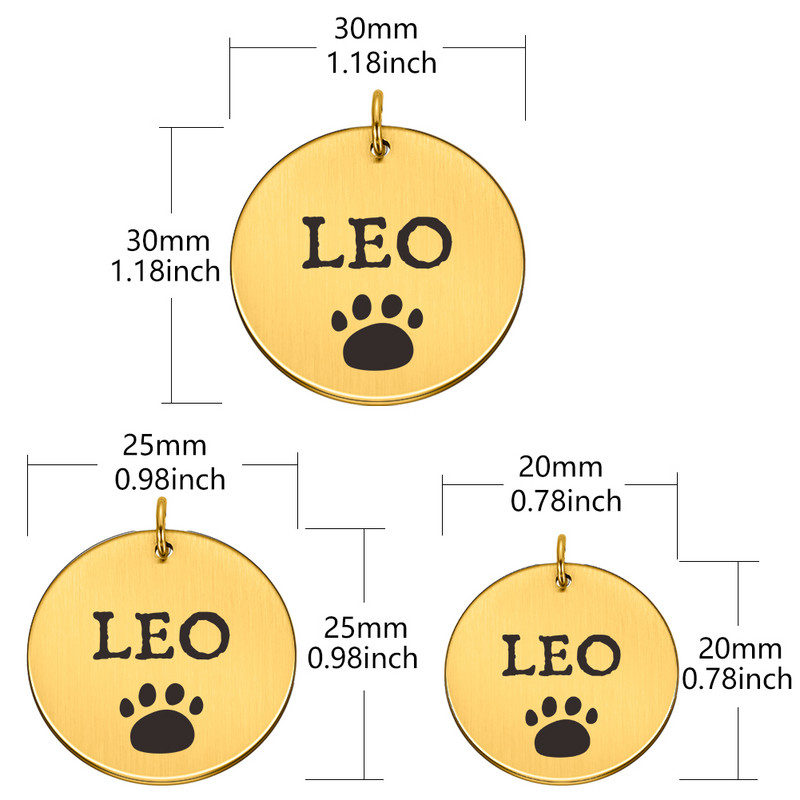 Personalizēta suņa birka no nerūsējošā tērauda nosaukuma, iegravēts ID birkas suņu kakla siksnai, nozaudēšanas novēršanas mājdzīvnieka datu plāksnītes kulons Pitbull labradoram