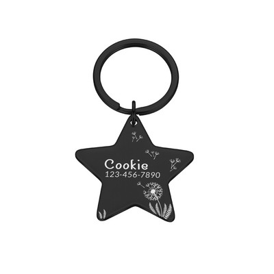 Gravura personalizată Etichete cu nume anti-pierdere pentru animale de companie, pisici, pisici, pisici, cățeluș, gulere din oțel inoxidabil, etichetă, guler pentru câini, pisici, plăcuță de identificare