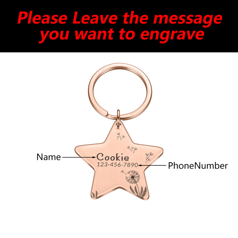 Gravura personalizată Etichete cu nume anti-pierdere pentru animale de companie, pisici, pisici, pisici, cățeluș, gulere din oțel inoxidabil, etichetă, guler pentru câini, pisici, plăcuță de identificare