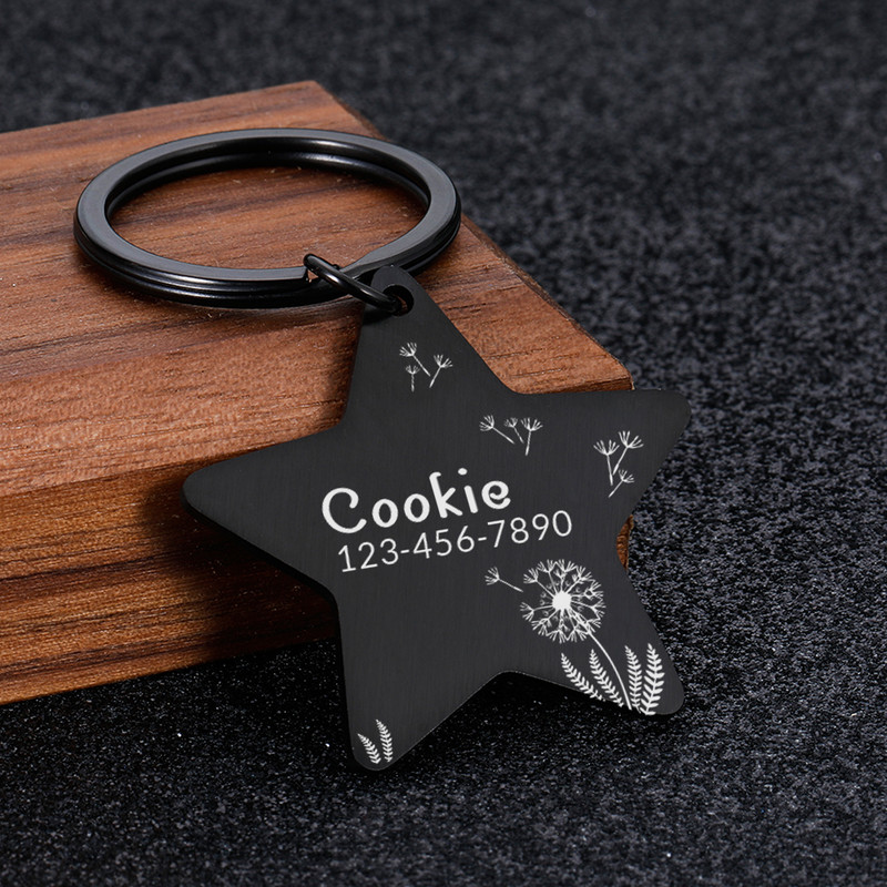 Gravura personalizată Etichete cu nume anti-pierdere pentru animale de companie, pisici, pisici, pisici, cățeluș, gulere din oțel inoxidabil, etichetă, guler pentru câini, pisici, plăcuță de identificare