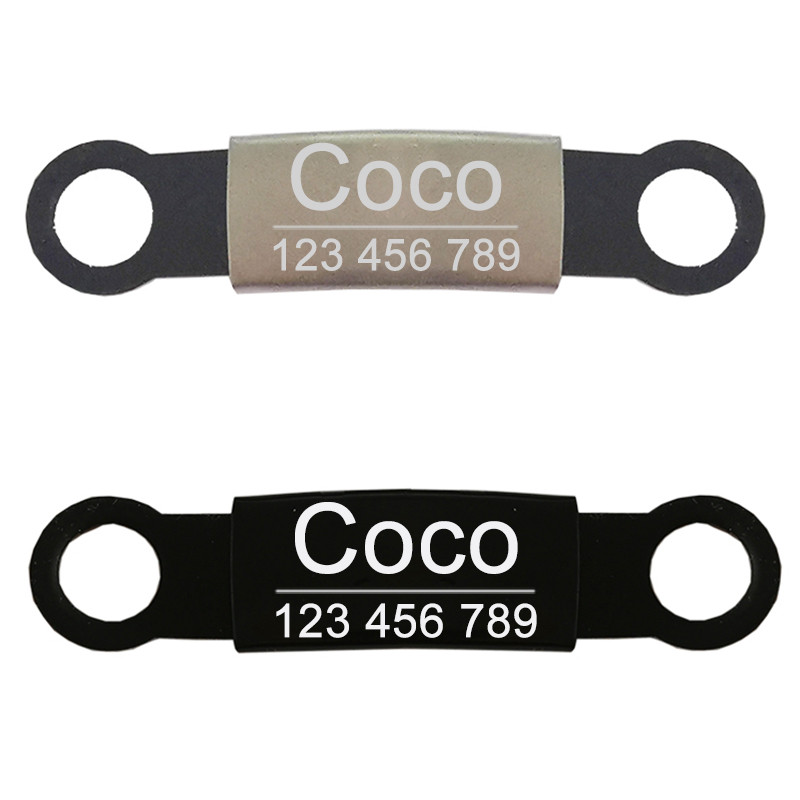 1 τεμ. Ετικέτα ταυτότητας σκύλου γάτας Δωρεάν χάραξη Κολάρο κατοικίδιο Γούρι Όνομα κατοικίδιου Κολιέ Κολάρο Αξεσουάρ κουταβιού