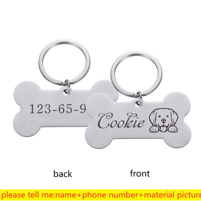 Kohandatud nimi Kadumise vastane ID-silt, graveeritud kirje Tel Nimi Kassikutsikas Isikupärastatud luumedali ripats Koerale lemmiklooma kaelarihma tarvik