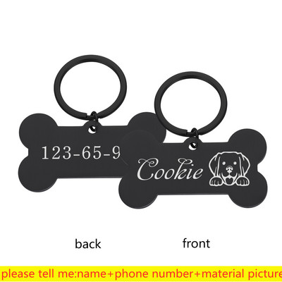 Kohandatud nimi Kadumise vastane ID-silt, graveeritud kirje Tel Nimi Kassikutsikas Isikupärastatud luumedali ripats Koerale lemmiklooma kaelarihma tarvik